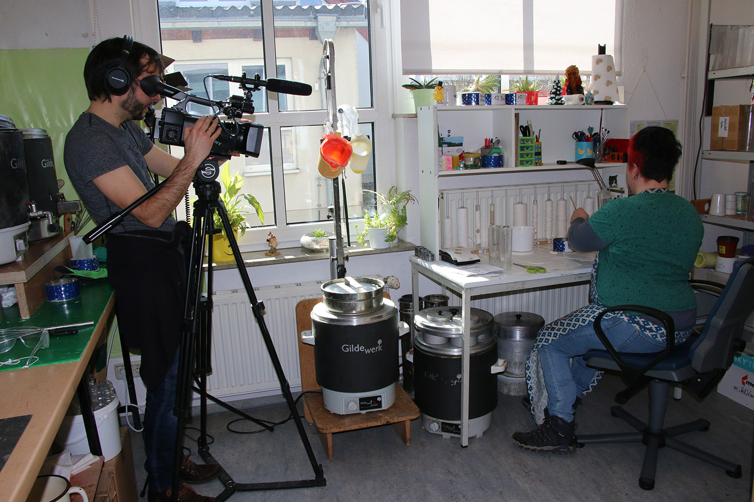 Diakonie Imagefilm Kerzen ziehen