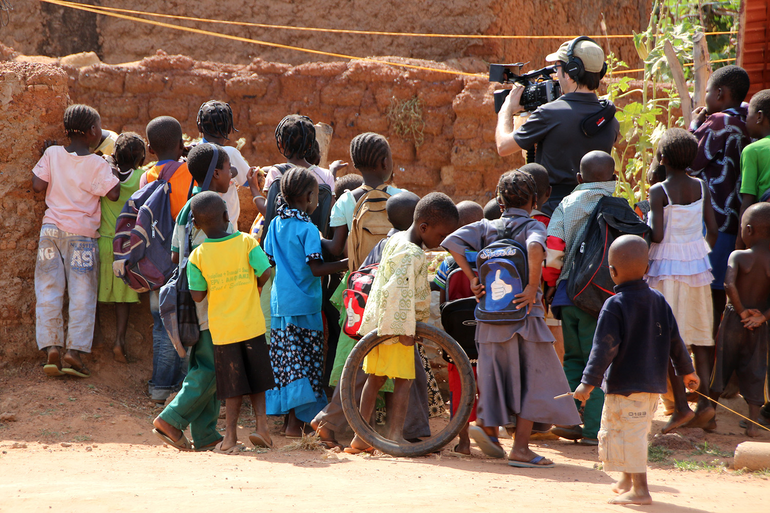 Burkina Faso - Dreh im Dorf